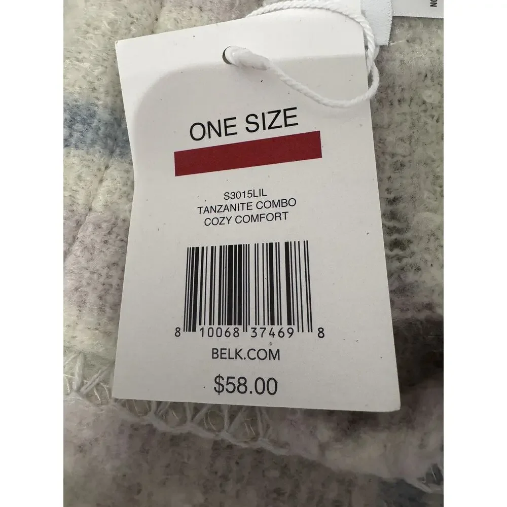 True Craft Tanzanite Combo Comfort Shawl With Pockets NWT For Indoor Or Outdoor - Picture 7 of 8